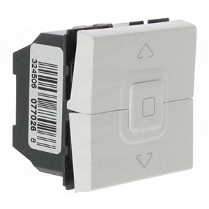 Mosaic cde volets inter 500W 2 mod. Blanc - Legrand
